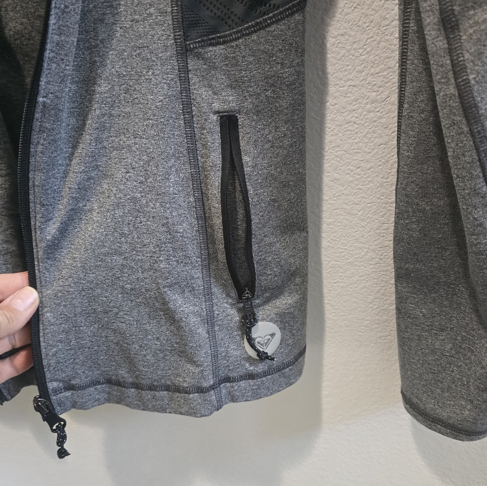 Roxy Dri Flight Grey Lightweight Jacket, Size Lar… - image 5